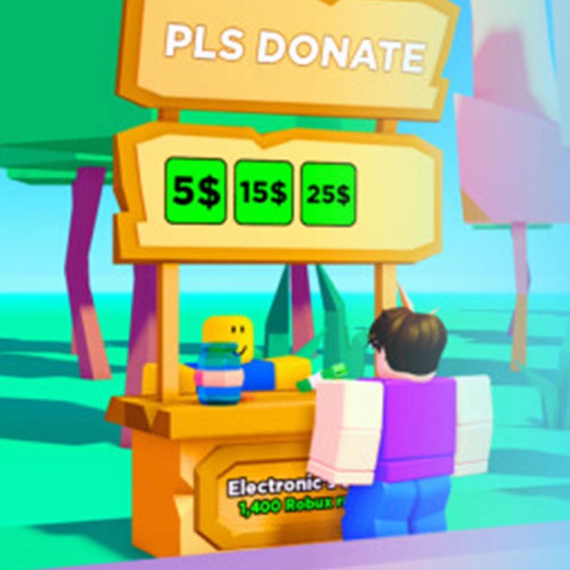 How to use pls donate in roblox - Play pls donate on roblox - Setup stand  in pls donate -Update 2023 