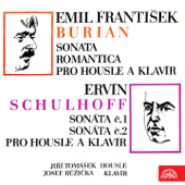 Burian: Sonata Romantica for Violin and Piano - Schulhoff: Sonata Nos 1 and 2 for Violin and Piano - Jiri Tomasek & Josef Růžička