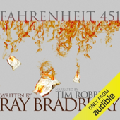 Fahrenheit 451 (Unabridged) - Ray Bradbury Cover Art