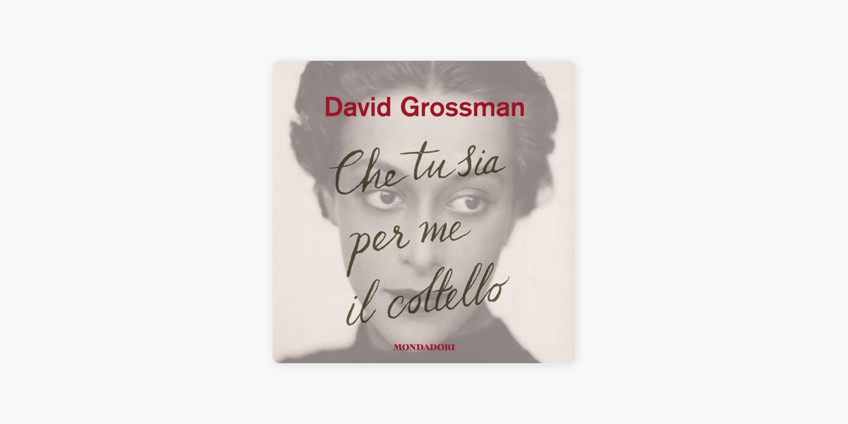 Che tu sia per me il coltello - David Grossman