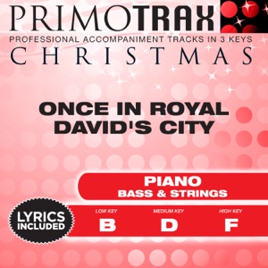 Once in Royal David's City (Christmas Primotrax) [Performance Tracks] - EP