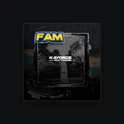Listen to KAYORDE, watch music videos, read bio, see tour dates & more!