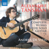 Andrea de Vitis - Tansman: Complete Works for Solo Guitar artwork