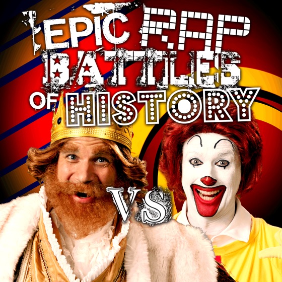 Cover artwork for Ronald McDonald vs the Burger King