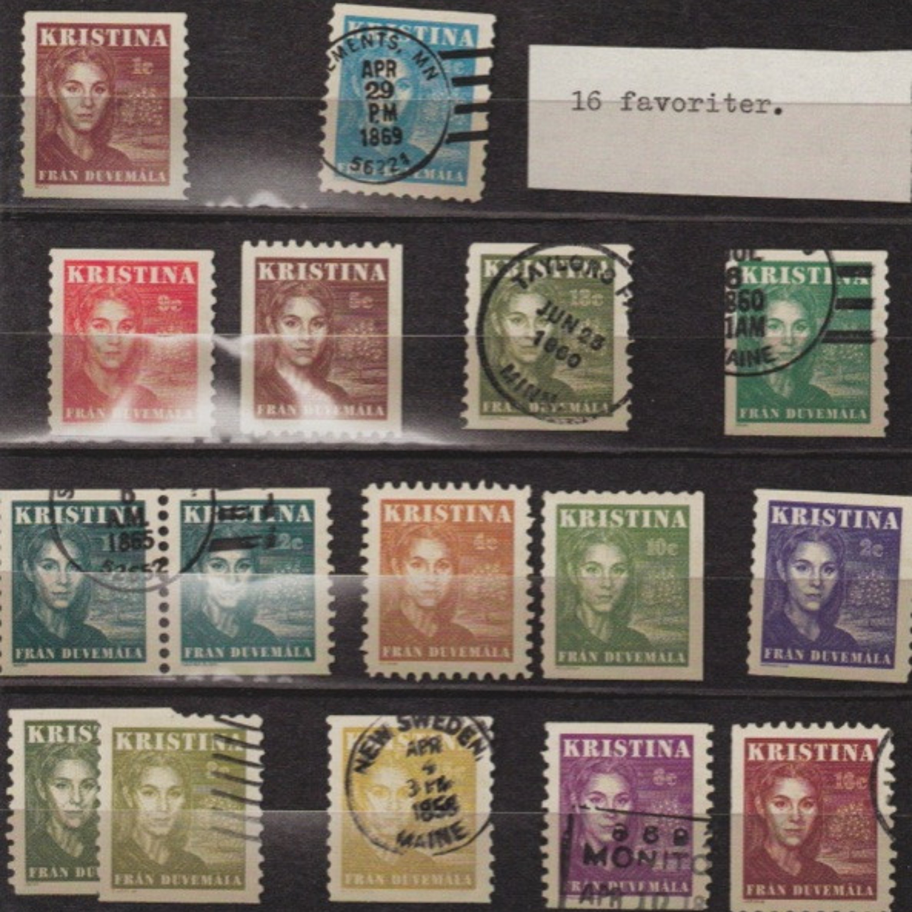 16 favoriter ur Kristina från Duvemåla