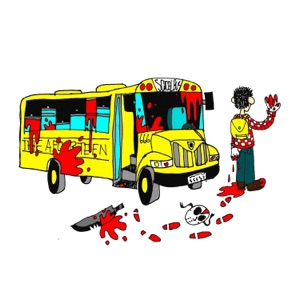 Red School Bus - Single