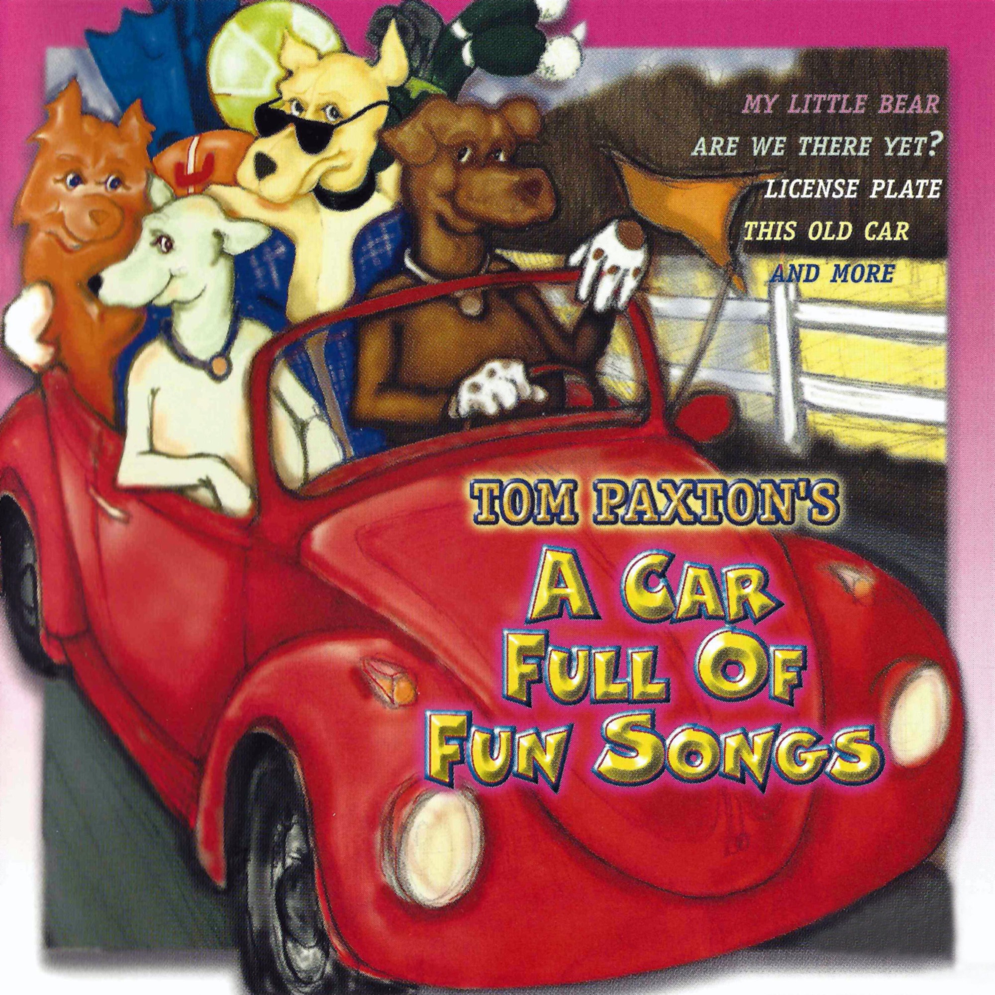 Tom Paxton – A Car Full of Fun Songs Cover