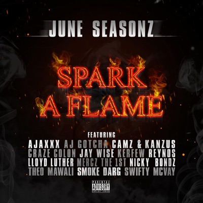 Spark a Flame (feat. Swifty Mcvay, Lloyd Luther, Nicky Bondz, Jay Wise, Theo Mawali, Kanzus, Camz, Kerfew, Reynos, Smoke Darg, Craze Colon, Mercz the 1st, Ajaxxx & AJ Gotcha) - Single