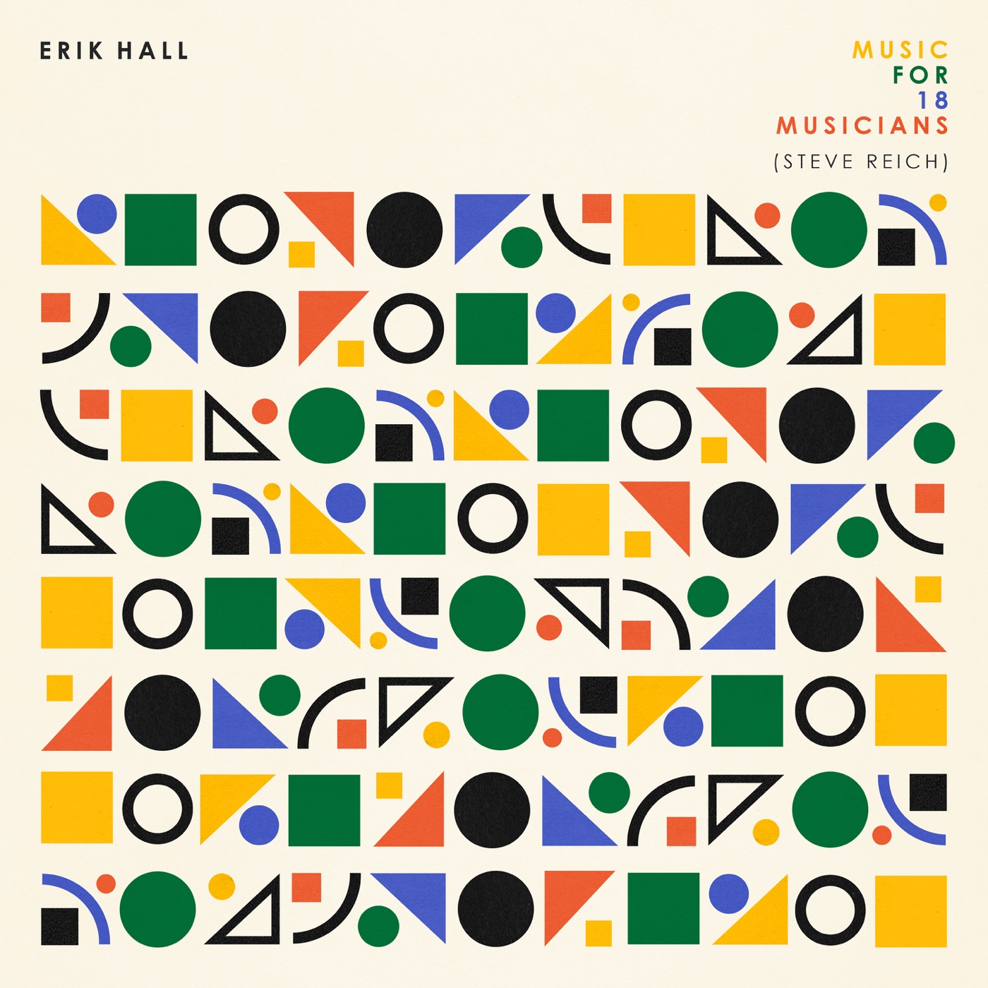 Reich: Music for 18 Musicians by Erik Hall, Steve Reich