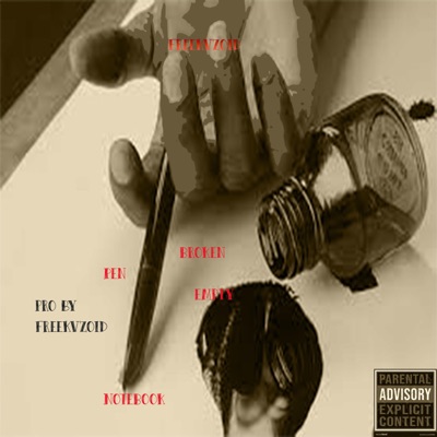 Broken Pen Empty Notebook