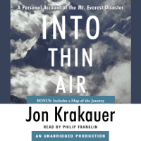 Jon Krakauer - Into Thin Air: A Personal Account of the Mt. Everest Disaster (Unabridged) artwork