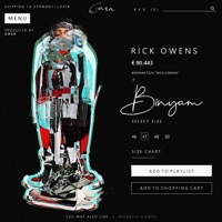 Rick Owens - Single - Binyam