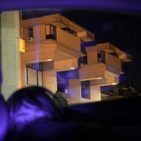 Indigo City Burning - City Light Mosaic