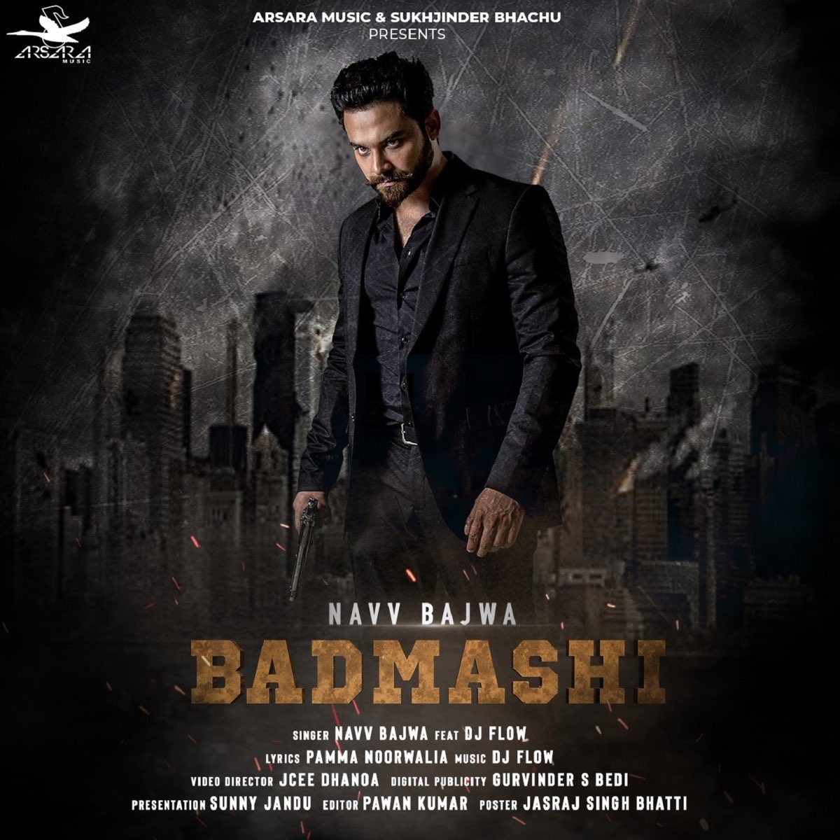 Badmashi (feat. DJ Flow) - Single - Album by Navv Bajwa - Apple Music