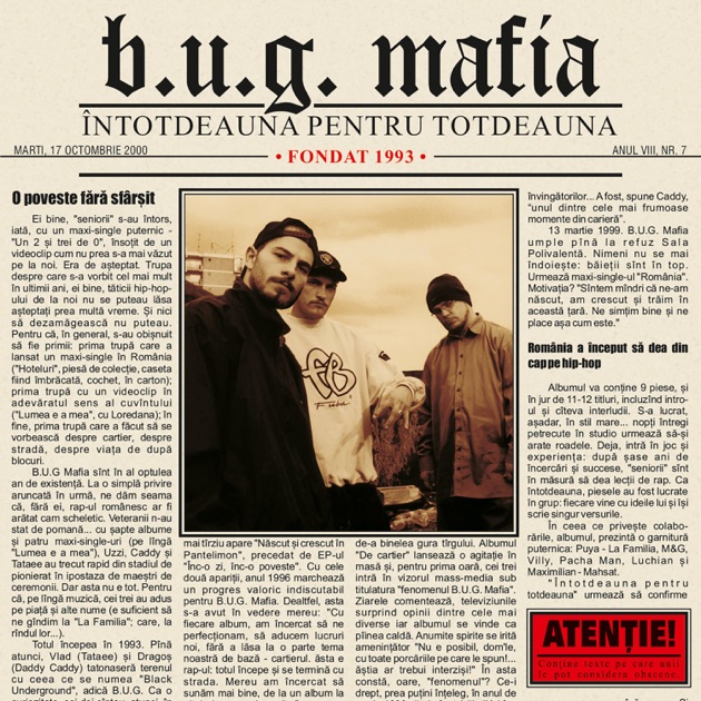Zi de zi (feat. ViLLy) – Song by b.u.g. mafia – Apple Music