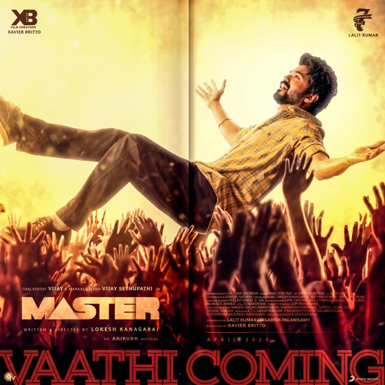 Cover artwork for Vaathi Coming (From "Master")