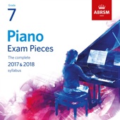 Piano Exam Pieces 2017 & 2018, Grade 7 artwork