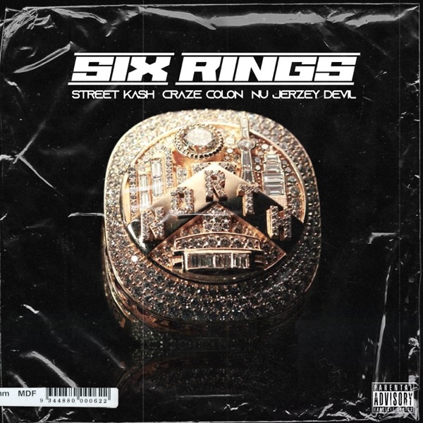 Cover of 6 Rings (feat. Nu Jerzey Devil & Craze Colon) - Single