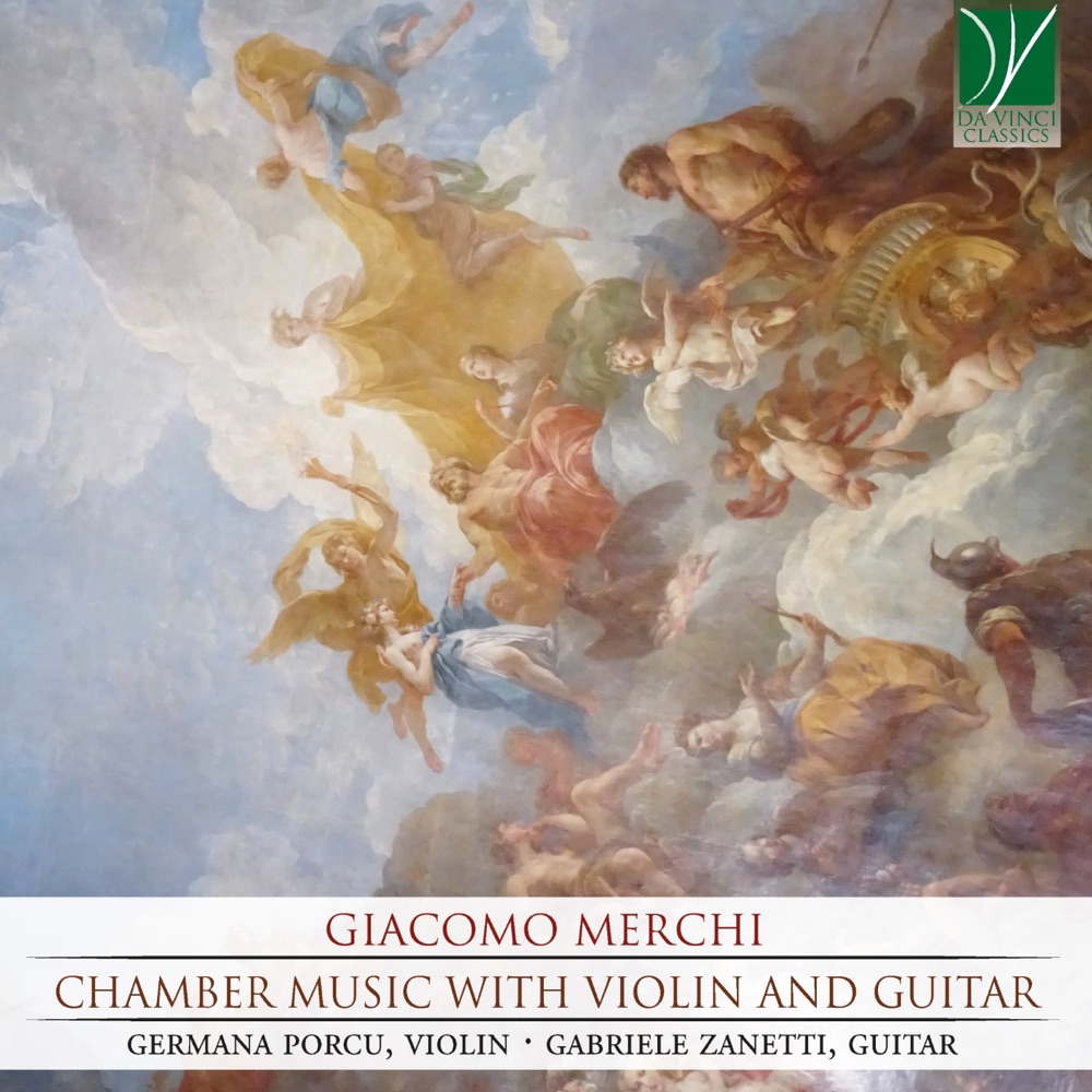 Обложка альбома «Giacomo Merchi: Chamber Music with Violin and Guitar» — Germana Porcu & Gabriele Zanetti