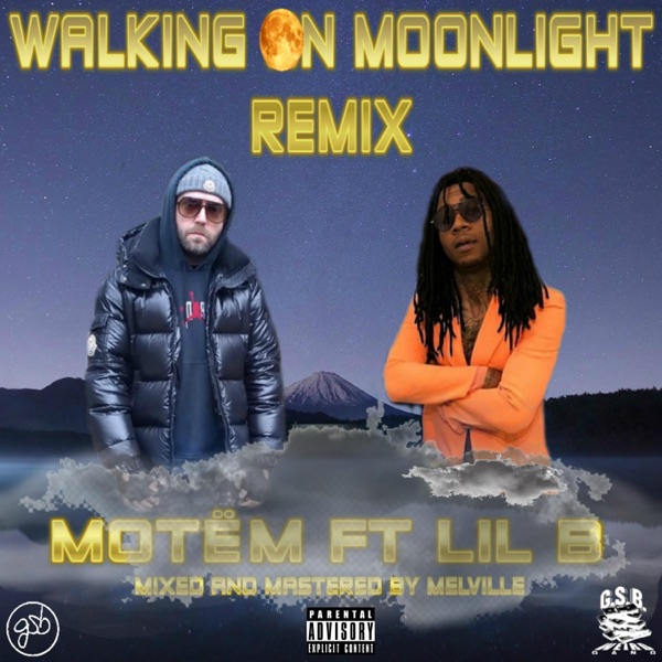 Walking on Moonlight (feat. Lil B) [Remix] - Single album cover