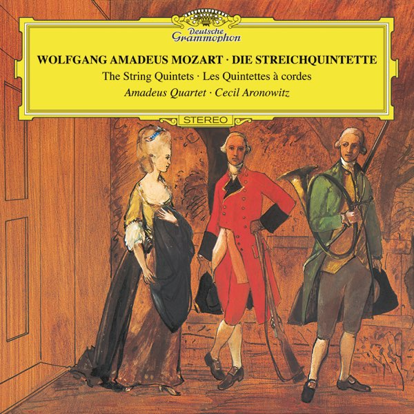 【売約済】ガーゾン&アマデウスSQ/モーツァルト Mozart: The String Quintets - セシル・アロノヴィッツ