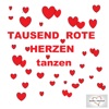 Tausend rote Herzen tanzen