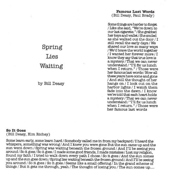 Spring Lies Waiting