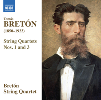 Breton String Quartet - Bretón: String Quartets Nos. 1 & 3 artwork