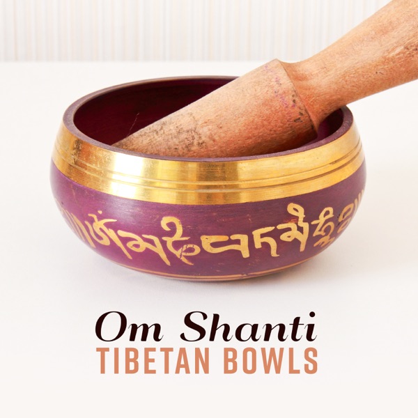 Om Shanti Tibetan Bowls: Vibrational Benefits, Cosmic Peace, Buddhist Ceremony, Divine Meditation, Pranic Purifying