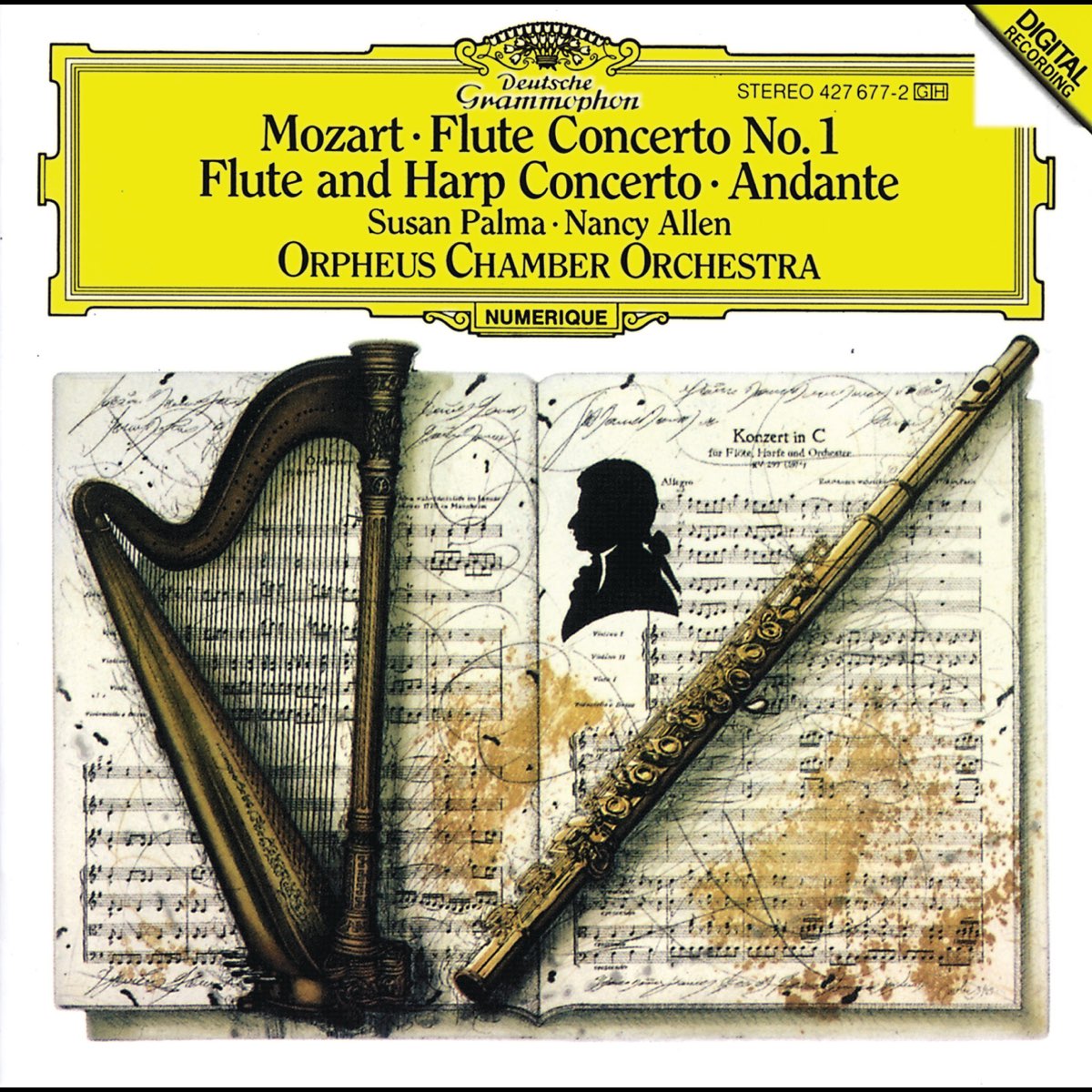 Mozart: Flute Concerto No. 1 K. 313, Concerto for Flute & Harp K. 299 and  Andante for Flute & Orchestra in C, K. 315 – Album par Nancy Allen, Orpheus  Chamber Orchestra