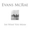 Say What You Mean (feat. Lowri Evans & Tom McRae) - Evans McRae lyrics