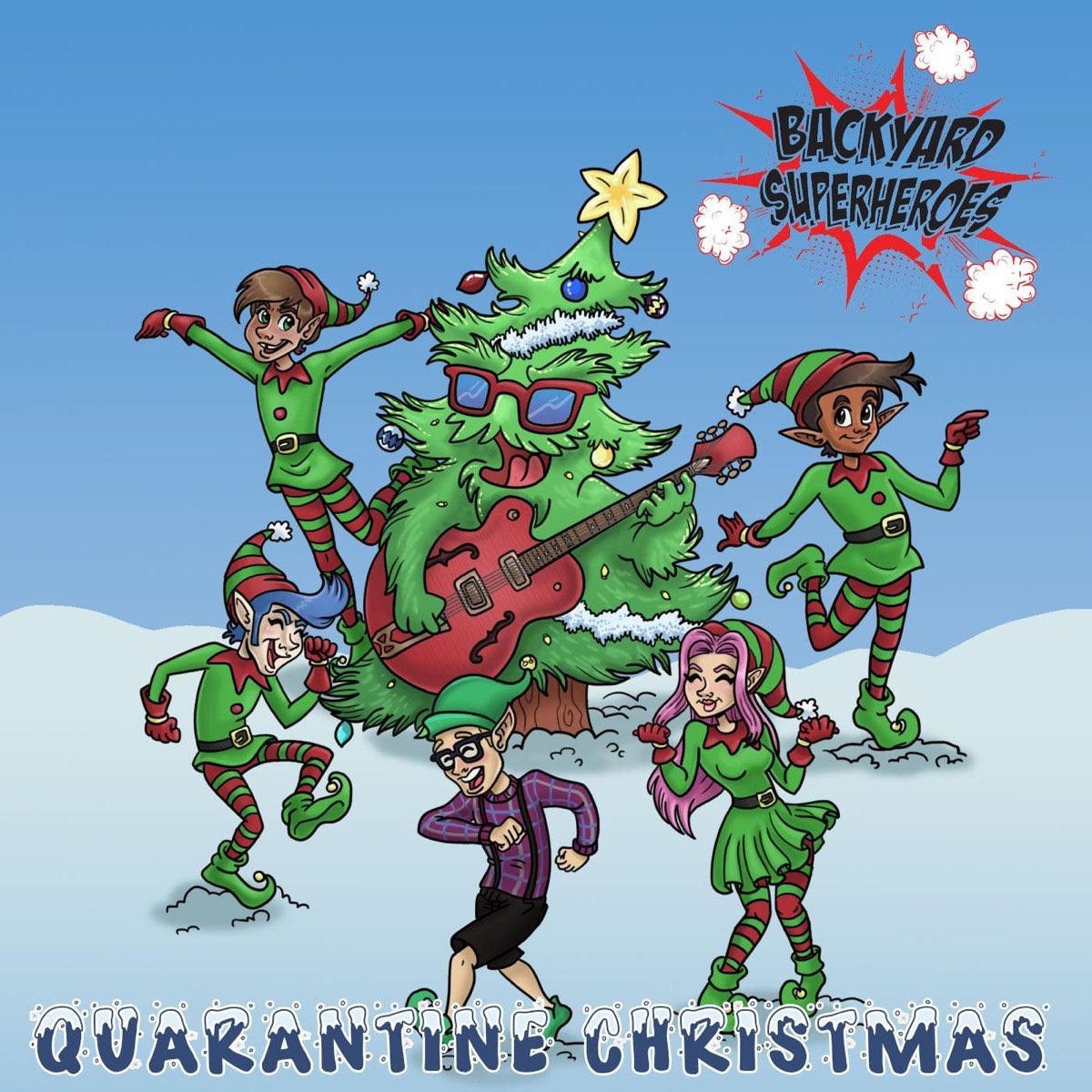 ‎Quarantine Christmas Single Album by Backyard Superheroes Apple