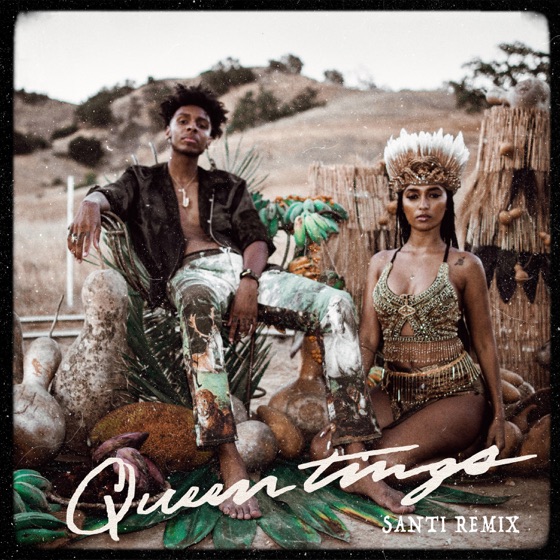 Cover artwork for Queen Tings (feat. Santi)