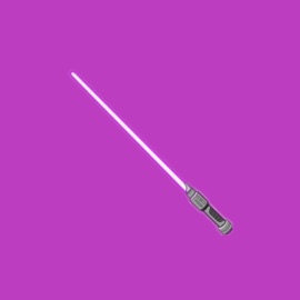 Purple Lightsaber Harvey Scratch