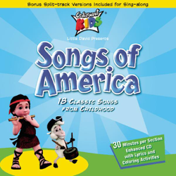 Songs of America - Cedarmont Kids Cover Art