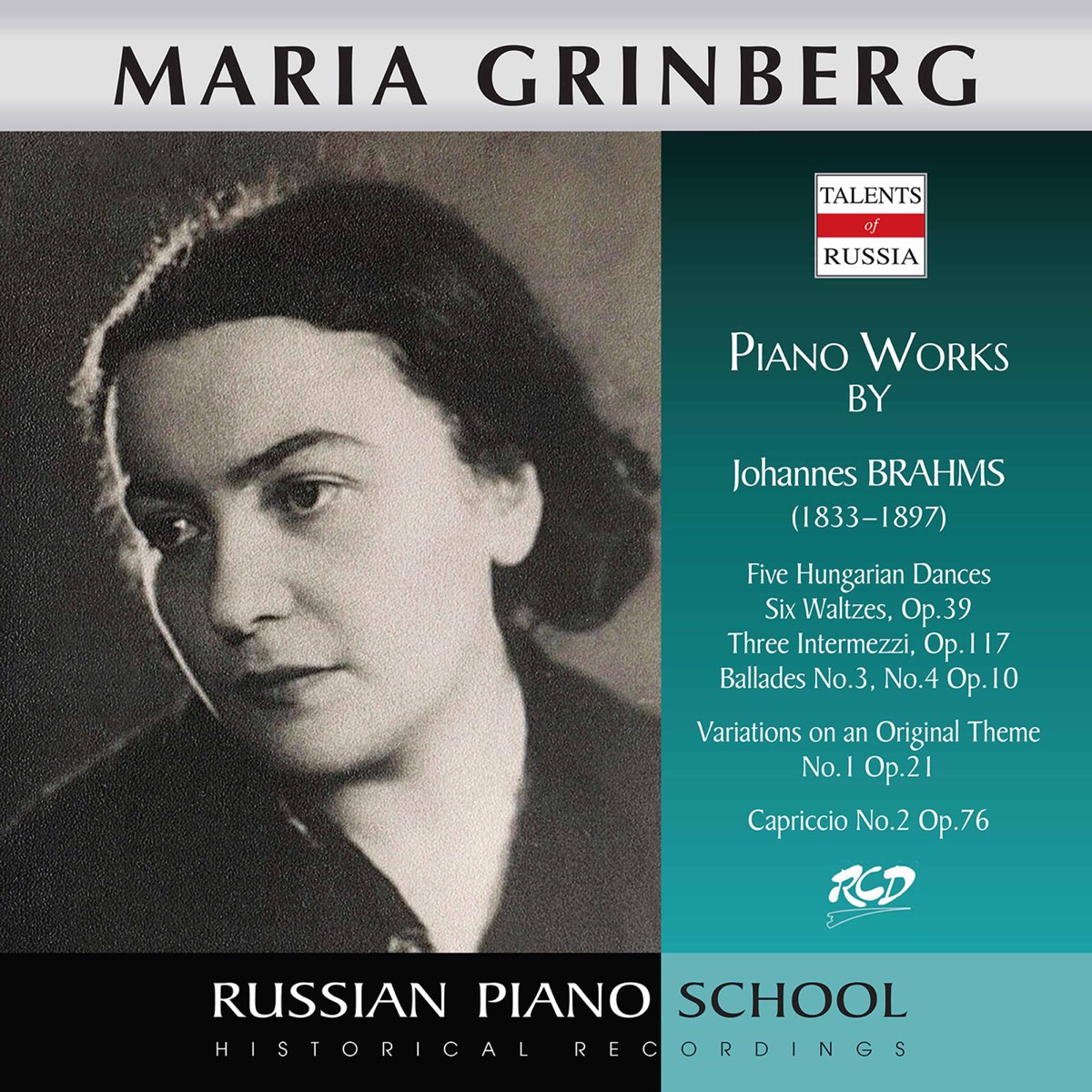 Brahms: Piano Works - Album by Maria Grinberg - Apple Music