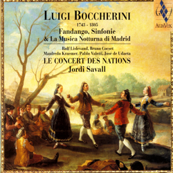 Luigi Boccherini: Fandango, Sinfonie &amp; la Musica Notturna Di Madrid - Jordi Savall, Le Concert des Nations &amp; Rolf Lislevand Cover Art