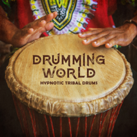 Various Artists - Drumming World – Hypnotic Tribal Drums: Indian, Egyptian, Arabian & African Rhythms artwork