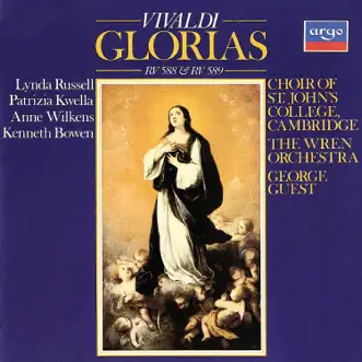 Vivaldi: Gloria, RV588; Gloria, RV589 by Choir of St. John's College, Cambridge, Lynda Russell, George Guest, Patrizia Kwella, The Wren Orchestra, Anne Wilkens & Kenneth Bowen album reviews, ratings, credits