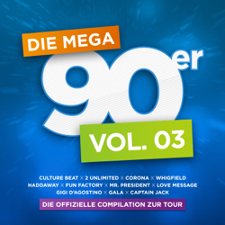 Die Mega 90er, Vol. 3 - Verschiedene Interpret:innen Cover Art