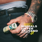 NIEMALS UNTER 1000 (feat. LX) artwork