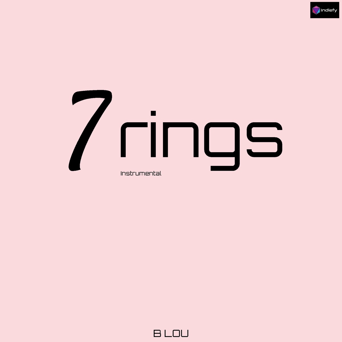 7 Rings Album Cover By B Lou