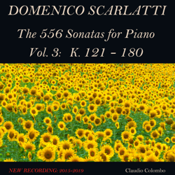 Domenico Scarlatti: The 556 Sonatas for Piano, Vol. 3: K. 121 - 180 - Claudio Colombo Cover Art