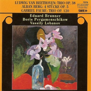 Faure: Piano Trio, Op. 102 - Berg: 4 Stucke, Op. 5 - Beethoven: Clarinet Trio, Op. 38
