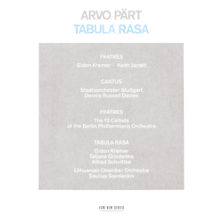 Arvo Pärt: Tabula Rasa - Gidon Kremer, Keith Jarrett &amp; The 12 Cellists of the Berlin Philharmonic Orchestra Cover Art