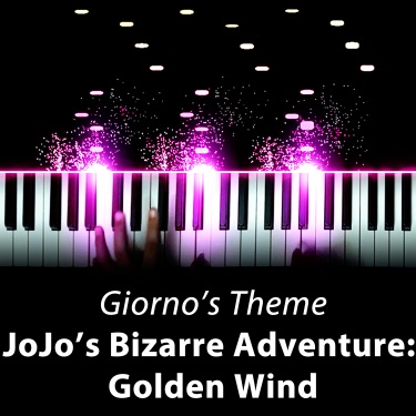 JoJo's Bizarre Adventure Golden Wind OST:Giorno's theme Sheet music for  Piano (Solo)