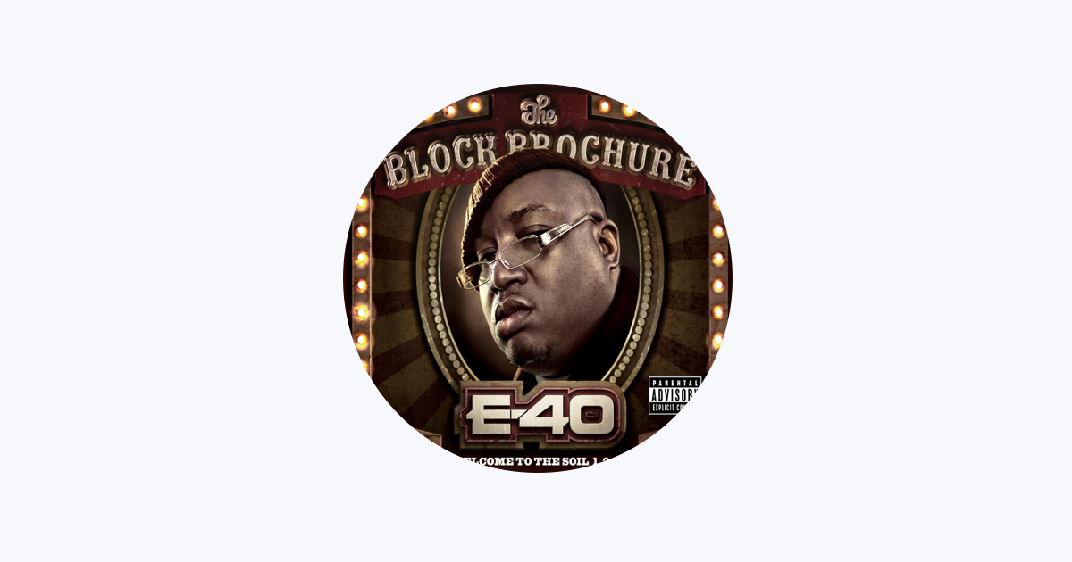 The Block Brochure: Welcome to the Soil, Pt. 5 by E-40, CD