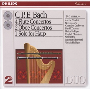 C.P.E. Bach: 4 Flute Concertos - 2 Oboe Concertos - 1 Solo for Harp