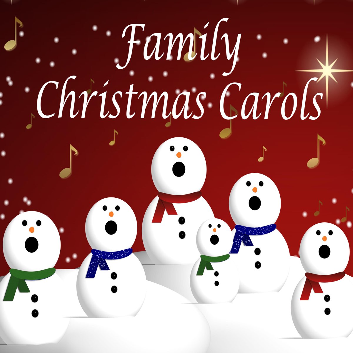 ‎Family Christmas Carols Traditional Holiday Songs, Acapella and Instrumental Album by