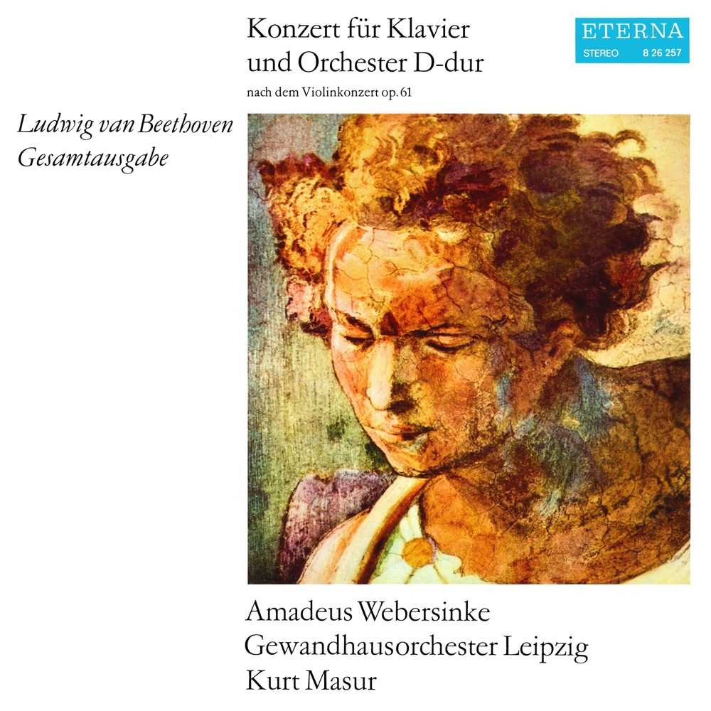 Обложка альбома «Beethoven: Konzert für Klavier und Orchester D-Dur» — Amadeus Webersinke, Gewandhausorchester Leipzig & Kurt Masur